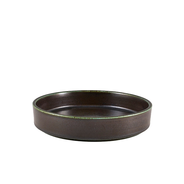 Terra Porcelain Black Presentation Bowl 20.5cm pack of 6