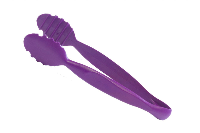 Purple Small Serving Tongs