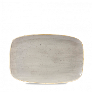 Stonecast Grey Chefs Oblong Plate 9.35"X6.2" Box 12